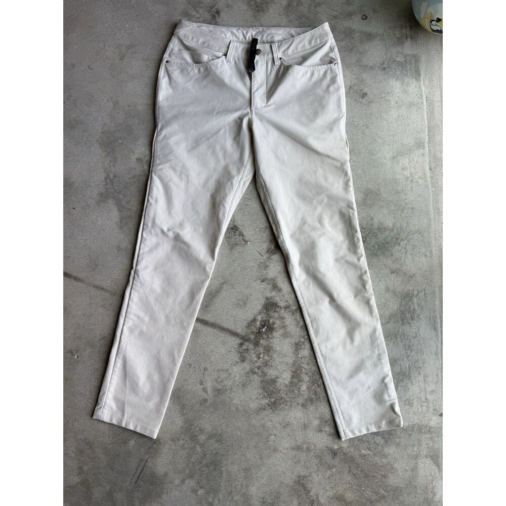 Lululemon ABC Classic Fit Warpstreme Pants 30 Beige Performance Chino M5985S